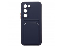 Чехол-накладка - SC337 с картхолдером для "Tecno Spark 40 Pro" (dark blue) (241173)