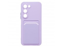 Чехол-накладка - SC337 с картхолдером для "Tecno Spark 40 Pro" (light violet) (241174)