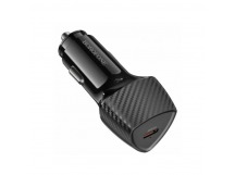Автомобильное ЗУ BOROFONE BZ31D (2PD 60W) черное