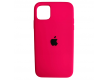 Чехол силиконовый Silicone Case ORG iPhone 11 фуксия (09)