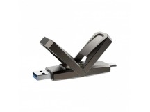 USB 3.2  256GB  Netac  US5  (USB 3.0/3.2 + Type C)  чёрный