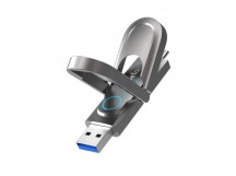 USB 3.2  256GB  Netac  US9 Solid State  (USB 3.0/3.2 + Type C)  металл