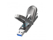 USB 3.2  512GB  Netac  US9 Solid State  (USB 3.0/3.2 + Type C)  металл