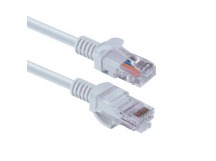 Патч-корд DEFENDER RJ45-05 Cat 5E, UTP, AWG24, PVC, 5м, белый (1/50/100)