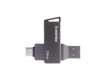 USB 3.0  256GB  Smart Buy  MC45  Phantom  (Type-C / Type-A)  чёрный  металл