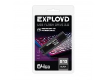 USB  64GB  Exployd  670  чёрный