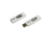 USB  64GB  A-Data  UV220  белый/серый