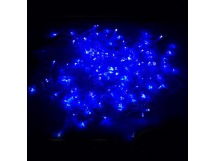 Гирлянда светодиодная ECOLA 220V IP44 Бахрома 5x0.5м 135Led Синий Blue, 8 режимов, прозр.провод с вилкой (1/30)