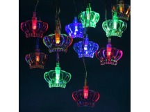 Гирлянда светодиодная ЭРА ENIN-3K Нить Короны 3 м мультиколор 220V IP20 (36/864)