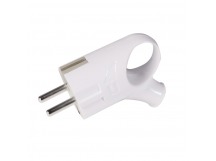 Вилка SMARTBUY с кольцом с заземлением белая 16А 250В (SBE-16-P03-w) (1/40/480)