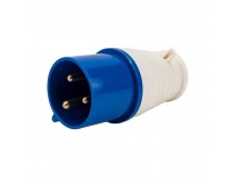Вилка 023 2Р+РЕ 32А 220В IP44 TDM (1/10/60)
