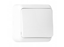 Выключатель SMARTBUY 1-клавишный 10А, ОУ, белый "Юпитер" (SBE-03w-10-SW1-0) (1/10)