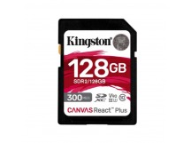 SDXC  128GB  Kingston Class 10 UHS-II U3 V90 React Plus (300 Mb/s)