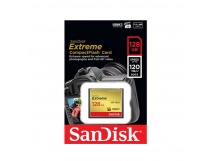 CF  SanDisk  Extreme 128GB  (120/85 MB/s)