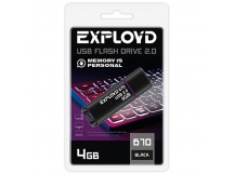 USB  4GB  Exployd  670  чёрный