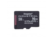 MicroSD  16GB  Kingston Class 10 Industrial Temp pSLC  A1 (100/80 Mb/s) + SD адаптер