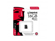MicroSD  16GB  Kingston Class 10 Industrial Temp pSLC  A1 (100/80 Mb/s) без адаптера
