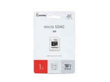 MicroSDXC  1TB  Smart Buy Class 10 Pro UHS-I U3 V30 (70/90 Mb/s) + SD адаптер