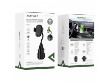 Держатель автомобильный ACEFAST D24, для смартфона, пластик, подстаканник, цвет: чёрный (1/46)
