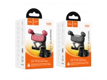 Держатель автомобильный HOCO H67 Gamble, для смартфона, пластик, торпедо, цвет: чёрный/красный (1/98)