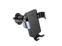 Держатель автомобильный HOCO H70 Gamble, для смартфона, пластик, воздуховод, цвет: чёрный (1/132)