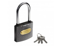 Замок навесной SMARTBUY корпус 60*48 мм, удлиненная дужка d8.5 мм, 3 кл. (1/60)