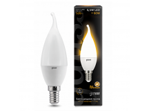 Лампа светодиодная GAUSS Свеча на ветру 6.5W 520lm 3000K E14 1/10/50