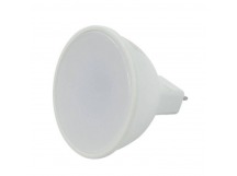 Лампа светодиодная SMARTBUY GU10 (MR16) 7Вт 220V 3000K (рефлекторная, теплый свет) (10/100)