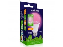 Лампа светодиодная SMARTBUY ФИТО A60 11Вт E27 (фито спектр) (1/10/100)