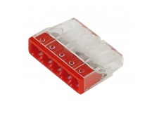 Строительно-монтажная клемма, 5 отверстий, 0,75-2,5 мм2, SmartBuy (SBE-pwco-5) (100)