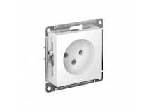 Механизм розетки 1-м С/У ATLASDESIGN 16А IP20 без заземл. бел. Systeme Electric ATN000141 (1/20/160)
