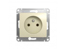 Механизм розетки 1-м С/У GLOSSA 16А IP20 без заземл. беж. Systeme Electric GSL000241 (1/20/160)