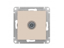 Механизм розетки TV 1-м С/У оконечной ATLASDESIGN 1DB беж. Systeme Electric ATN000291 (1/10/60)