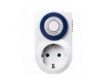 Таймер розеточный SMARTBUY механический 3600Вт, 48 вкл./выкл. сутки, интервал 30 мин. (1/48)