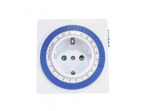 Таймер розеточный SMARTBUY механический 3600Вт, 96 вкл./выкл. сутки, интервал 15 мин. (1/48)