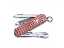 Нож перочинный Victorinox Classic Precious Alox, 58 мм., 5 функций, розовый (подар. коробка)