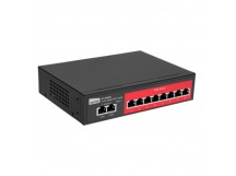 Коммутатор NETIS P110GC 10G 8PoE+ 100W неуправляемый, функция PoE Watchdog (PoE авто перезагрузка) (1/20)