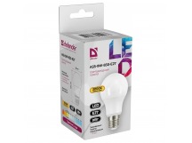 Лампа светодиодная DEFENDER A55 9Вт E27 3000К груша теплый белый (10/100)