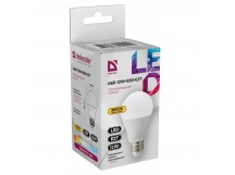 Лампа светодиодная DEFENDER A60 12Вт E27 3000К груша теплый белый (10/100)