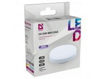 Лампа светодиодная DEFENDER GX 12Вт GX53 6500К таблетка холодный дневной (10/100)