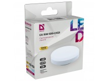 Лампа светодиодная DEFENDER GX 15Вт GX53 3000К таблетка теплый белый (10/100)