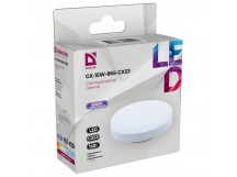 Лампа светодиодная DEFENDER GX 15Вт GX53 6500К таблетка холодный дневной (10/100)