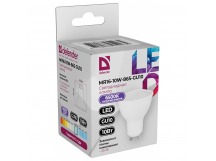 Лампа светодиодная DEFENDER MR16 10Вт GU10 6500К софит холодный дневной (10/100)