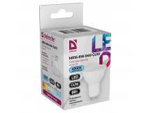 Лампа светодиодная DEFENDER MR16 8Вт GU10 4000К софит нейтральный белый (10/100)