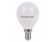 Лампа светодиодная KRONUS G45 шар 12 Вт 220V 3000K E14 тёплый свет (10/100)