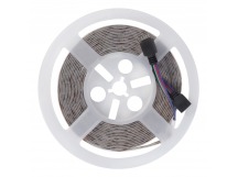 Лента светодиодная SMARTBUY 12V SMD 2835/60 IP20 6,3W/m RGB 300 лм/м двухслойная катушка 5 метров (SBL-IP20 6-3-RGB) (1/100)