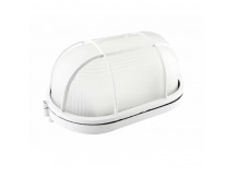 Светильник TDM НПБ1402 белый/овал с реш. 60Вт IP54 (1/20)