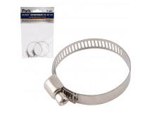 Хомут червячный 2шт 25-40 мм,нержавеющая сталь (1/50/1200)