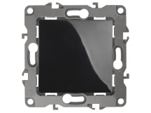 Выключатель ЭРА серии ЭРА 12 скрытой установки 10АХ250В чёрный (1/10/100/3200)