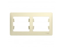 Рамка 2-м GLOSSA горизонт. беж. Systeme Electric GSL000202 (1/30/180)